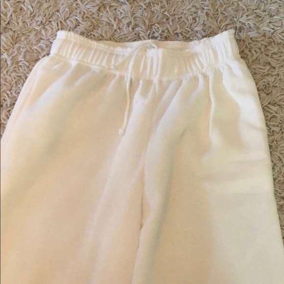 White sweatpants oversized jogger - Picture 4 of 5